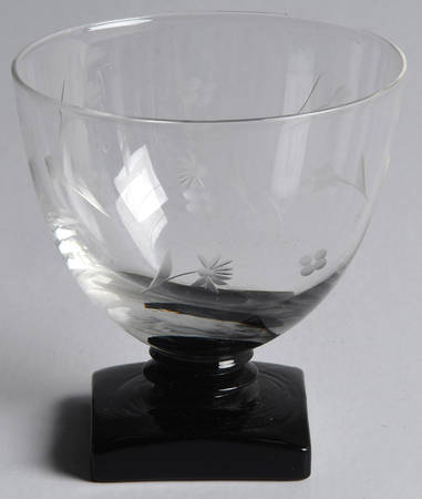 Millefleur (Black Stem&Foot) Oyster or Fruit Cocktail