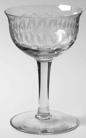 Greek (Stem 858, Non Optic) Liquor Cocktail