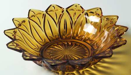 Petal Amber by Federal Glass 