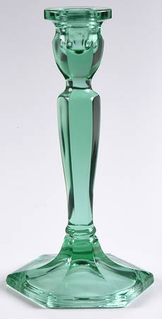 Sea Mist Green 8" Single Light Candlestick