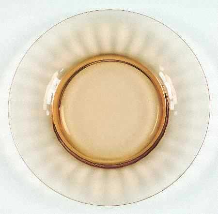 2283 Straight Optic Amber by Fostoria