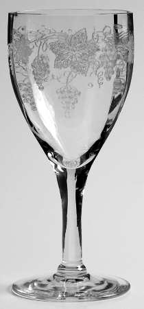 New Vintage Grape (Optic, Stem 863) Wine Glass