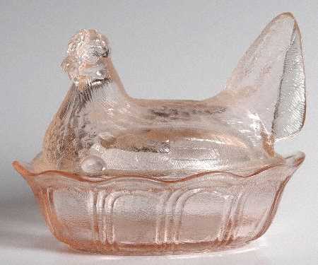 Animals and Figurines (Non Decorated) Hen on Nest-5"