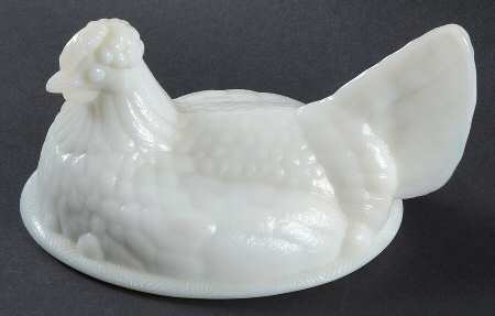 Animals and Figurines (Non Decorated) Hen for #5188 Deviled Egg Plate