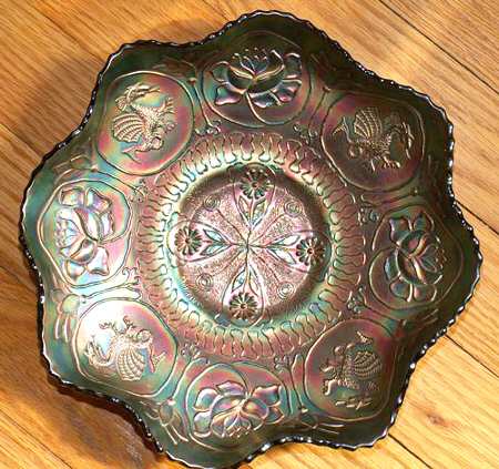 Dragon and Lotus Blue (Carnival) Ice Cream Dish