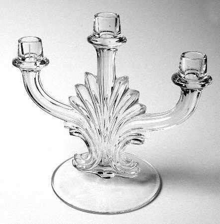 2484 Clear 2484 Candlestick without Bobeche and Prisms