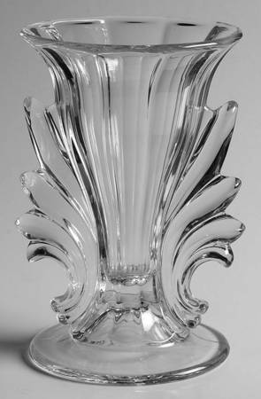 2484 Topaz (Yellow) #2484 7" Handled Flared Vase
