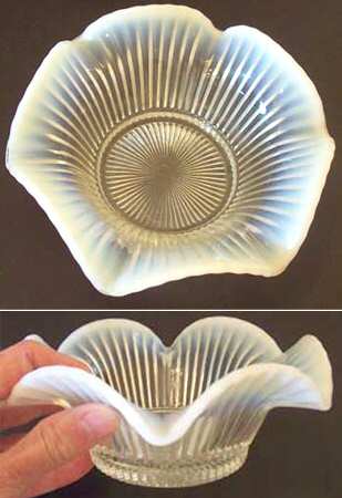 Sheffield French Cream 5" Round Crimped Bowl