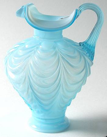 Blue Overlay on White