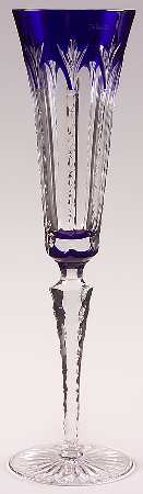 Palais Royal Cobalt Blue Fluted Champagne