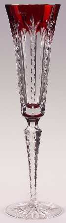Palais Royal Red Fluted Champagne