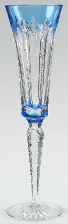 Palais Royal Sky Blue Fluted Champagne