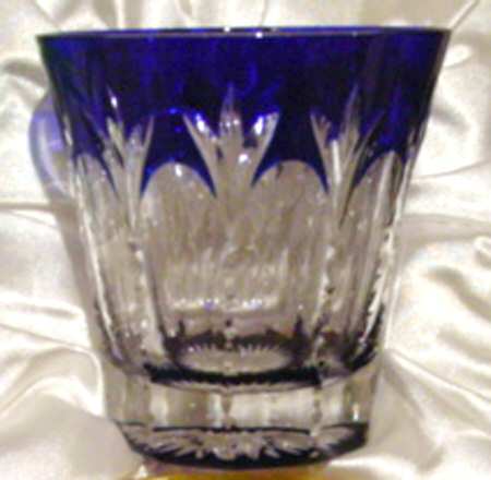 Palais Royal Cobalt Blue Double Old Fashioned
