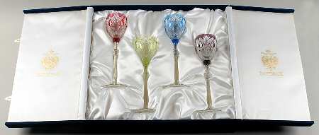 Czar Imperial Wine - Set of 4 Colors (Sky, Amethyst, Lt Green, & Pink)