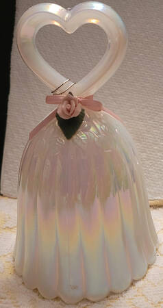 Pearly Sentiments Bell by Fenton