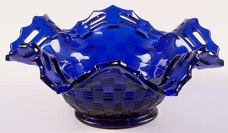 Basketweave W Open Edge Cobalt (Line 1092) by Fenton