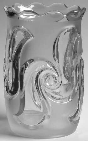 Victoria Clear (Frosted) Celery Vase