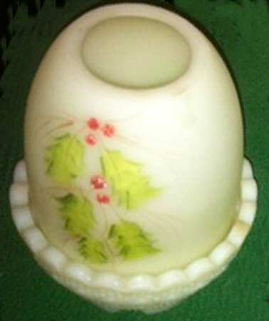 Holly on Custard (2 Piece) Fairy Lamp