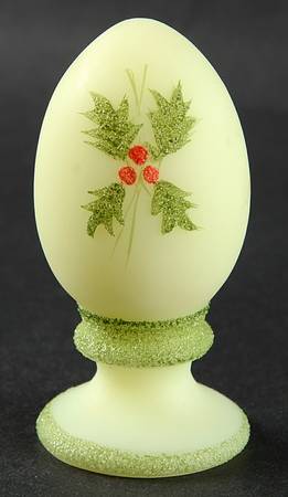 Holly on Custard Egg