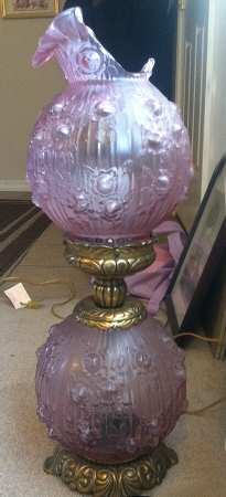 Rose Dusty Rose Gone with the Wind Electric Lamp