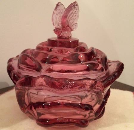 Dusty Rose #C31793(C9280PQ) Butterfly Box & Lid