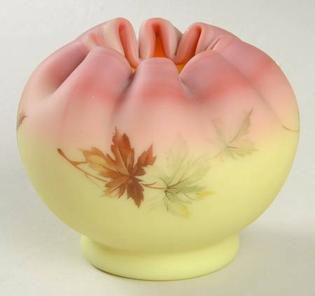 Autumn Leaves Burmese 3" Rose Bowl