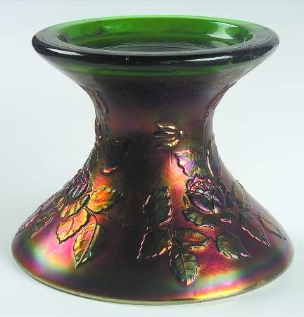 Wreath of Roses Green (Carnival) Punch Bowl Stand