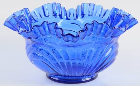 Blue Royale 8" Round Crimped Bowl