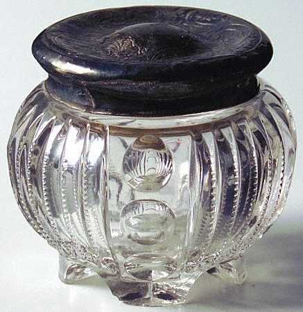 718 Clear Metal Lid for Round Puff Box