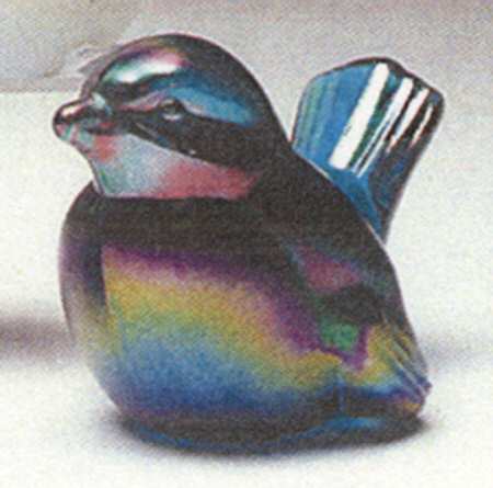 Teal Marigold #5163 Small Bird by Fenton