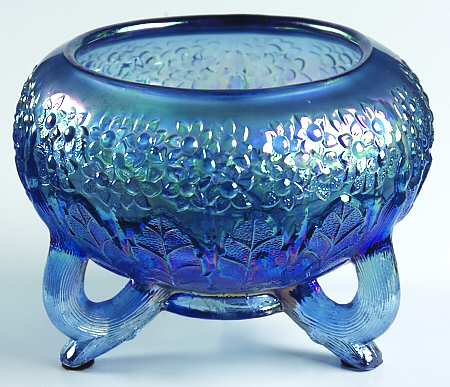 Leaf and Orange Tree (Lions, Electric Blue) by Fenton