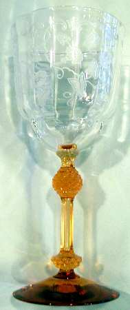 Morning Glory Amber by Fostoria