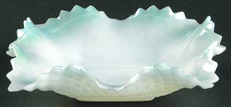 Traditions-Square-Milkglass-Opalescent by Federal Glass 