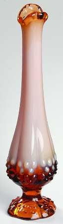 Hobnail Cameo (Opalescent) #3950 7" To 11" Swung Vase
