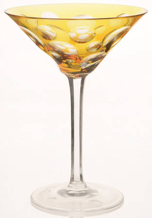 Bubbles Martini Glass