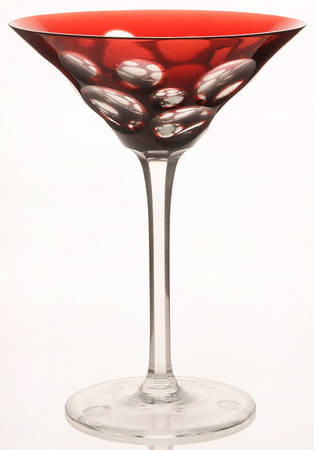 Bubbles Martini Glass