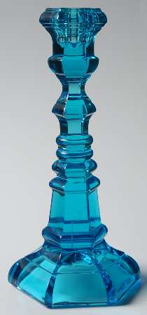 Henry Ford Museum Copper Blue 9" Single Light Candlestick