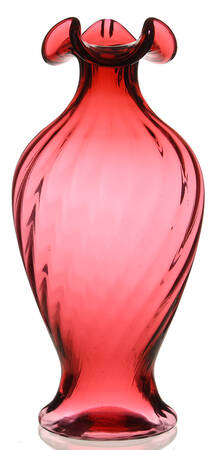 Country Cranberry 8" Flower Vase