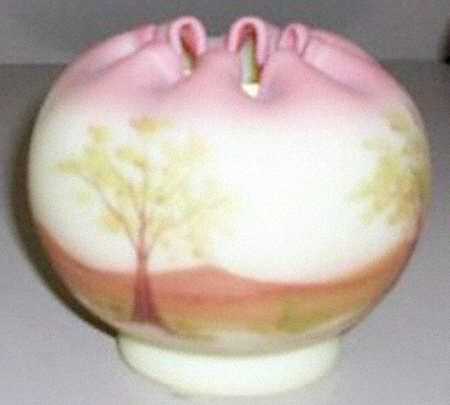 Tree Scene Burmese (Older) 4" Rose Bowl