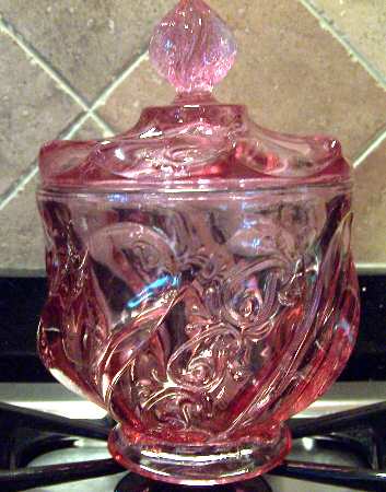 Petal Pink Candy Dish & Lid