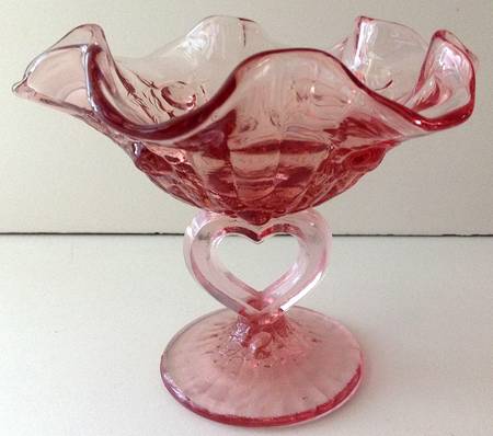 Petal Pink 5" Height Open Compote