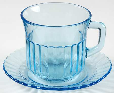 FCG3 Blue (Azure) Cup & Saucer Set