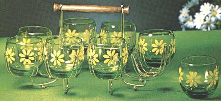 Daisies by Federal Glass 