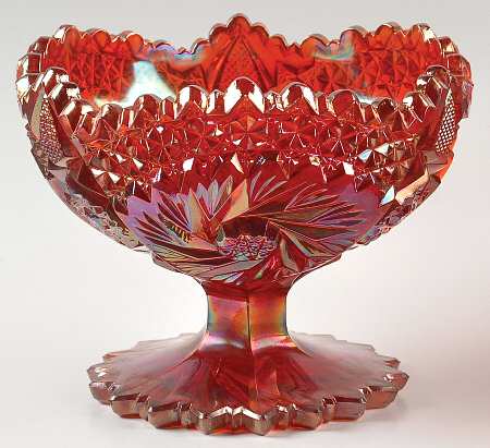 Orange Carnival Round Compote (Height X Width)