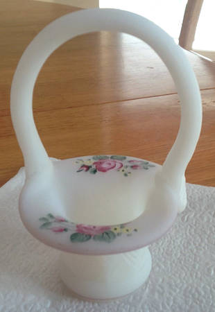 Rose Garden #6560 Miniature Diamond 4" Basket