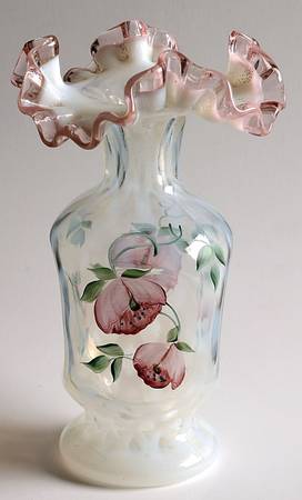 Trellis 7" Flower Vase by Fenton