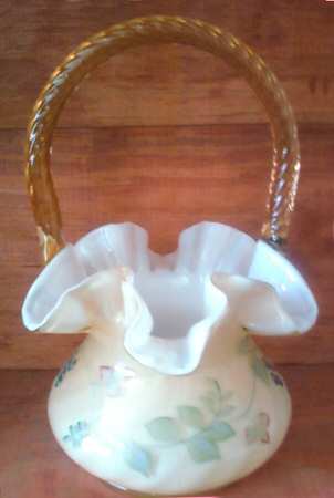 Mountain Berry on Gold Overlay by Fenton