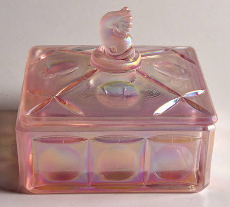 Champagne Satin Small Candy Box with Lid
