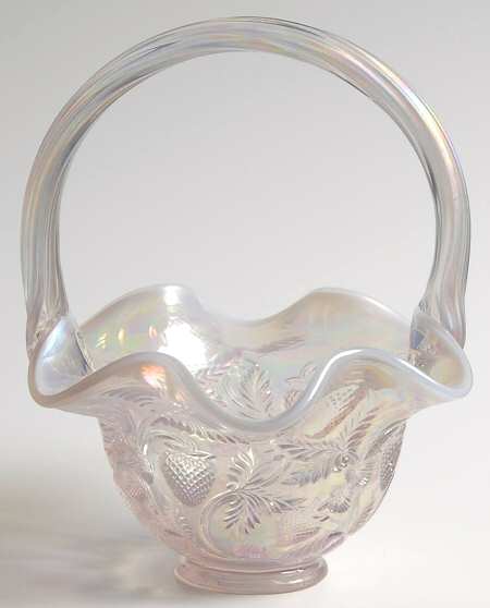 Champagne Satin #C9433PQ Strawberry 8" Basket
