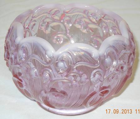 Champagne Satin 5" Rose Bowl